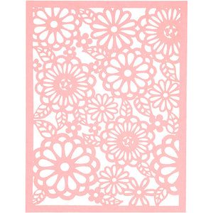 Pad with Cardboard Lace Patterns
