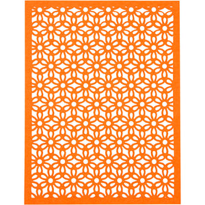 Pad with Cardboard Lace Patterns