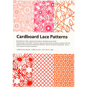 Pad with Cardboard Lace Patterns