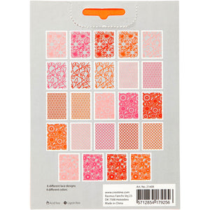 Pad with Cardboard Lace Patterns