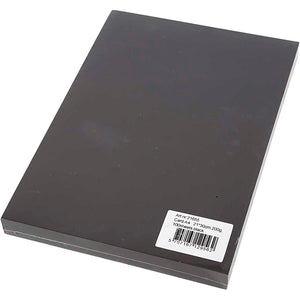 Card, A4 210x297 mm, 200 g, 100 sheets, black