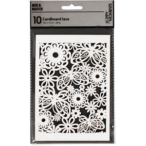 Lace Patterned cardboard