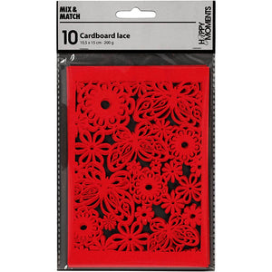 Lace Patterned cardboard