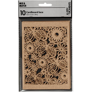 Lace Patterned cardboard