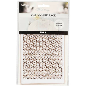Lace Patterned cardboard