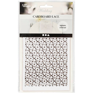 Lace Patterned cardboard