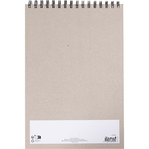 Oil Pastels Pad A4 sheet 210x297mm 300g - White (15 Sheets)
