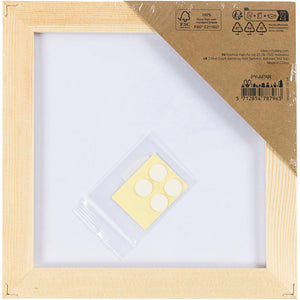 Canvas panel with frame