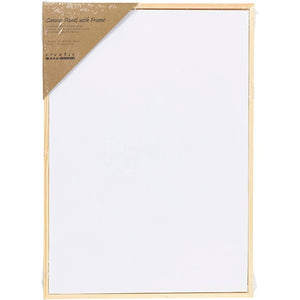 Canvas panel with frame