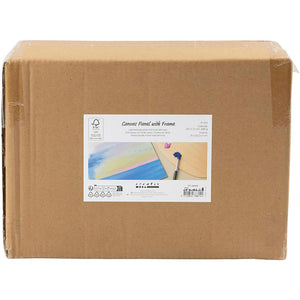 Canvas panel with frame