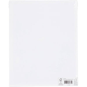 Canvas Panel size 24x30 cm thickness 3mm 280g - White