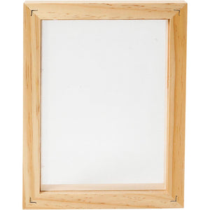 Paper making double frame mould