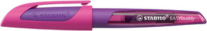 Stabilo Ergonomic EASYbuddy M Nib Fountain Pen -Purple/Magenta (Blue Ink Cartridge)