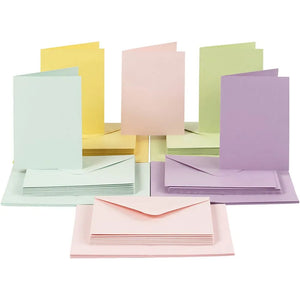 card/Env Pastel  size 11.5x16.5 cm,
