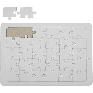 Blank Jigsaw Puzzle - White (21x30cm)