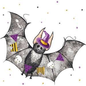 Napkins 33x33cm  - Bats (20 Pack)