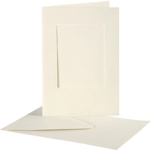 Passepartout Card, card size 10.5x15cm, envelope