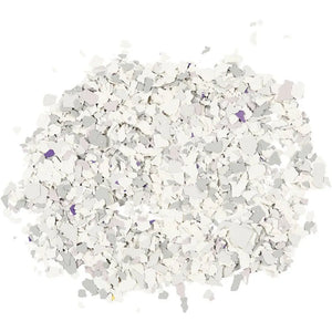 Terrazzo flakes, 90 g, light grey