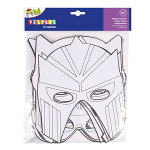 Paper Masks Superhero 12 Pieces