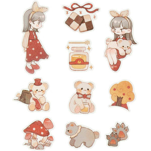 Masking tape stickers