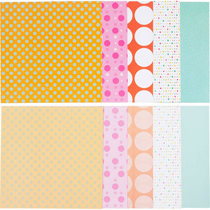Design Paper Sheet 18x18cm 80g - Dots (50 Sheets)