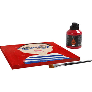 Stretched Canvas Depth 1.6cm - 30x30cm (White)