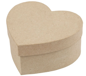 Heart Boxes, D: 10+12.5+15 cm, H: 5+6.5+7.5 cm, 3