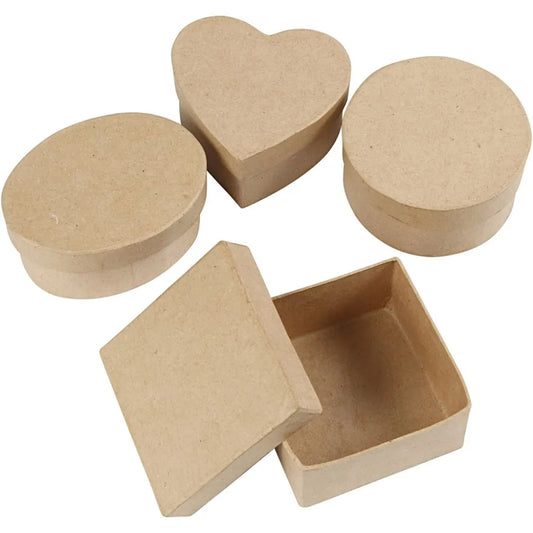 Medium Boxes H: 5cm Diameter 10-12cm (4 Pieces)