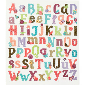 Stickers Sheet 15x165cm - Alphabet