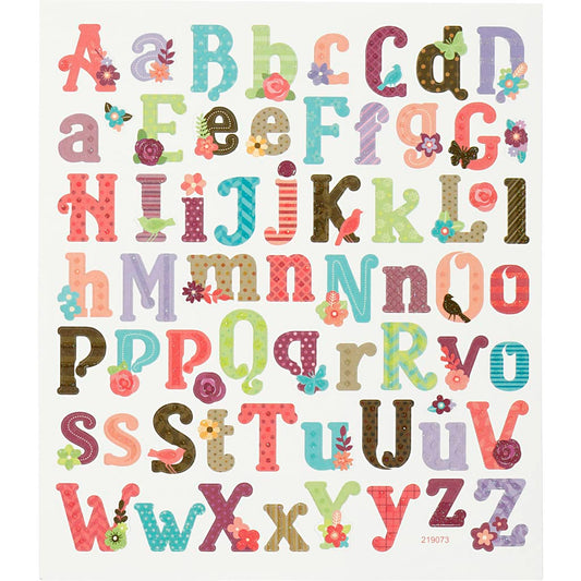 Stickers Sheet 15x165cm - Alphabet