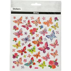 Stickers Sheet 15x165cm - Butterflies