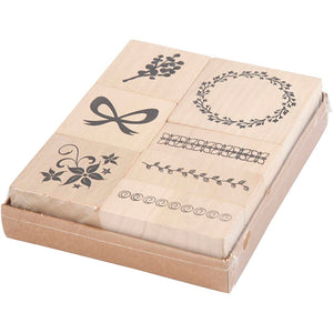 Rubber stamps set