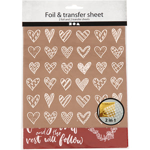 Deco Foil and transfer sheet