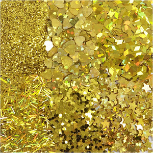 Glitter and Sequins - Gold (6x5g)