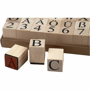 Wooden Stamps Set