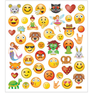 Sticker Sheet 15x16.5cm - Emojis