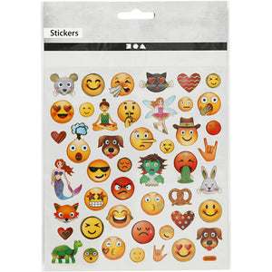 Sticker Sheet 15x16.5cm - Emojis