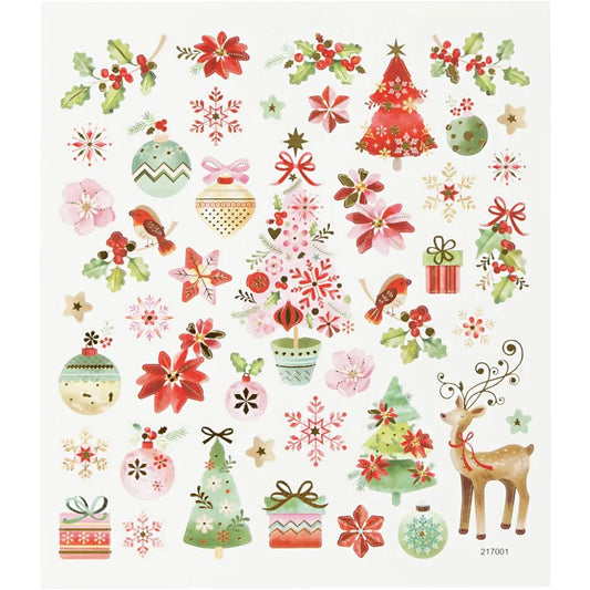 Creativ Stickers - Romantic Christmas (1 Sheet)
