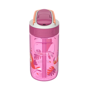 BPA free water bottle with Straw lid-Toekan Love