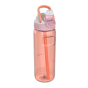 BPA free water bottle with Straw lid Mango Tango