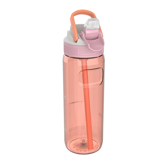 BPA free water bottle with Straw lid Mango Tango