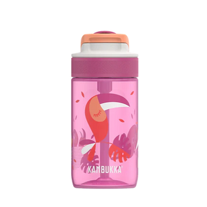 BPA free water bottle with Straw lid-Toekan Love