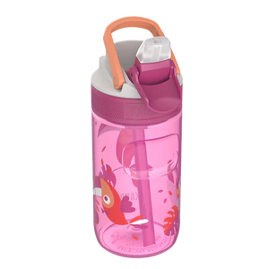 BPA free water bottle with Straw lid-Toekan Love