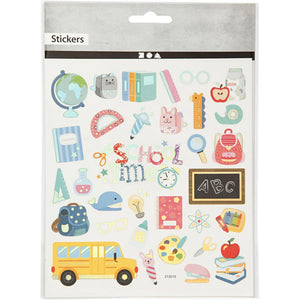 Sticker Sheet - Back To School (15x16.5cm)