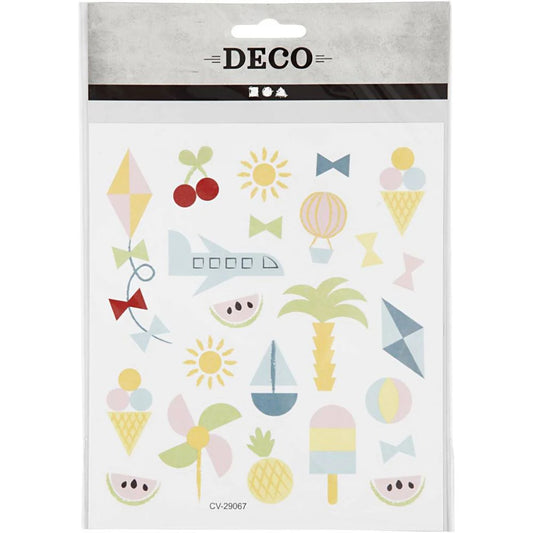 Stickers Sheet -  15x16.5cm Summer Holiday