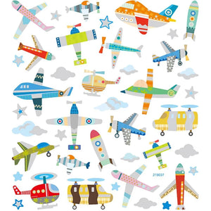 Creativ Stickers - Airplanes and Rockets (1 Sheet)