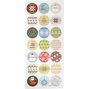 Stickers, sheet 10x23cm, approx. 21 pc, 1 sheet