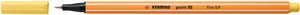 STABILO Fineliner Pen - Point 88 (Light Yellow)