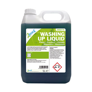 2Work Washing Up Liquid Fresh Scent 5 Litre Bulk Bottle 2W04170