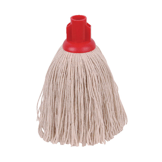 2Work Twine Rough Socket Mop 12oz Red (Pack of 10) 101851R